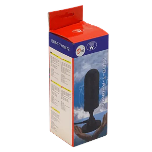 Antena TV HD Digital, 75?, 470-862MHz, Base Magnética, DVB-T, 1.5m
