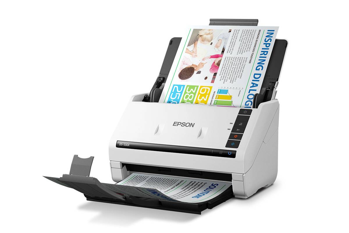 Escáner de Documentos Epson DS-530X, 45 ppm, 90 ipm, Dúplex, ADF 100 Hojas 2