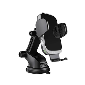 Soporte para auto con carga inalambrica Klip Xtreme KCW-515, Ajustable, Carga Rapida 15W