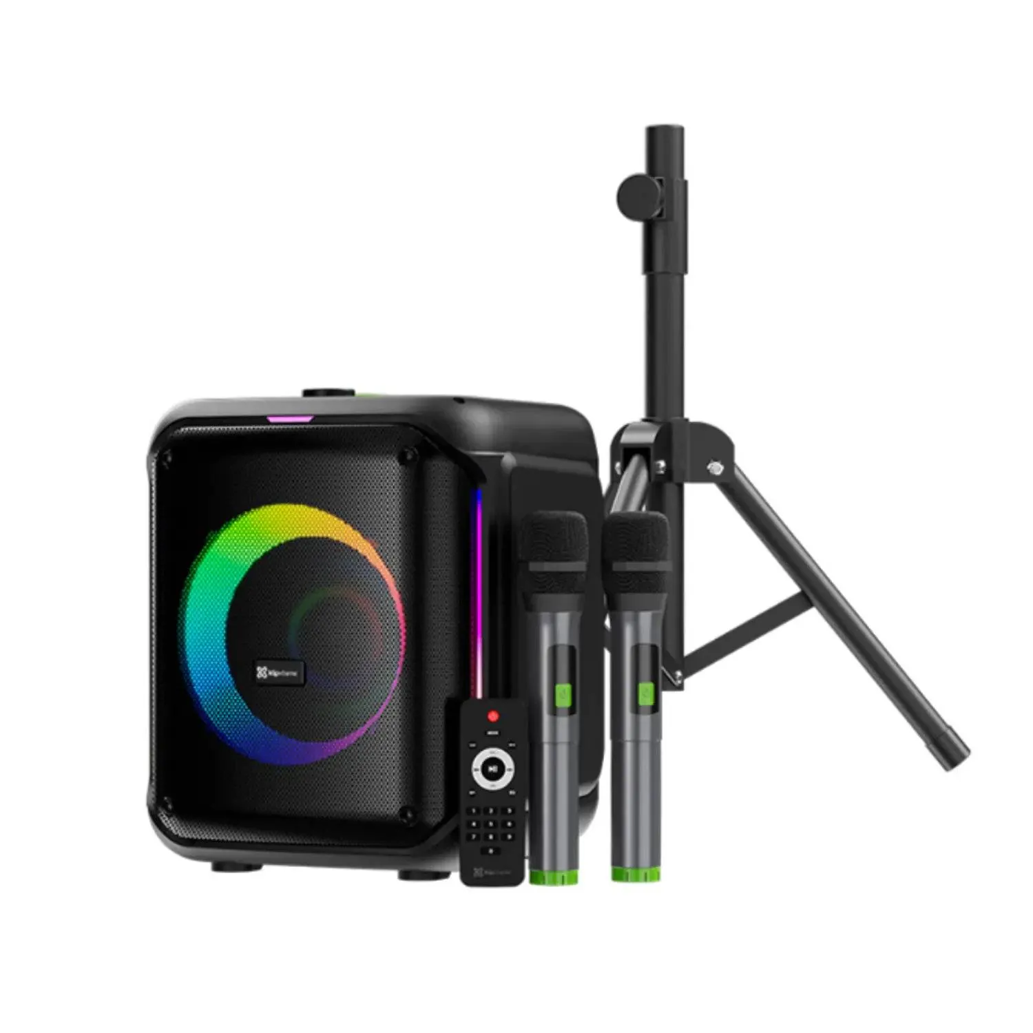 Parlante Klip Xtreme UltraBlaster KLS-653, 1500W, Bluetooth 5.3, 2 Micrófonos, Trípode, TWS, Luces 1