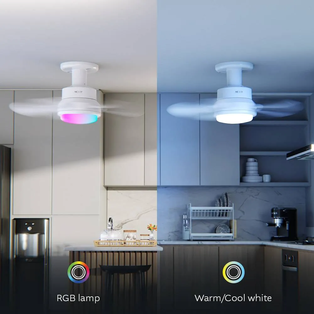 Ventilador Inteligente Nexxt Solutions NHA-F100, Wi-Fi con luz, 15 pulgadas 3