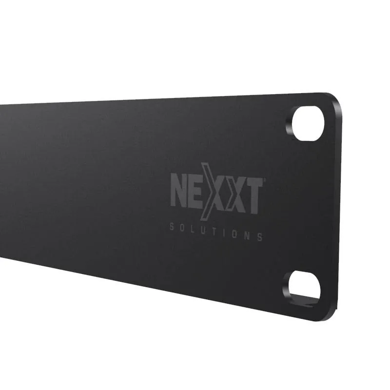 Panel Ciego para Rack Nexxt Solutions NPP-S11UB5, 19 pulgadas, 1U, Acero Solido, Negro 1