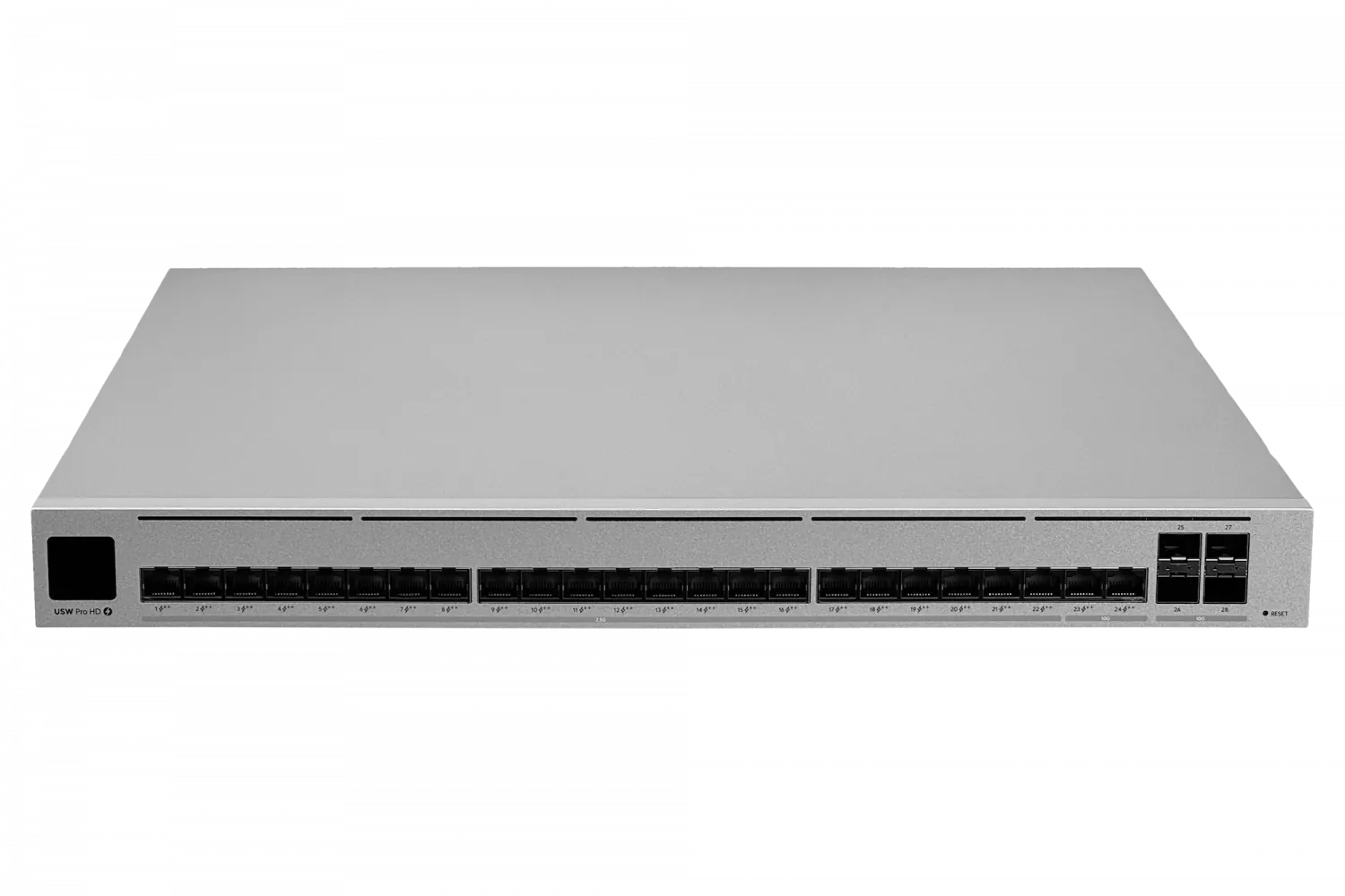 Switch Rack Ubiquiti USW-PRO-HD-24-POE 24 puertos 10GbE PoE++ 600W + 4x10G SFP+ capa 3 profesional 2