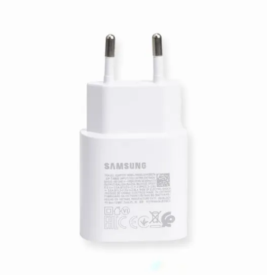 Cargador Samsung  tipo C 25W carga rapida 3