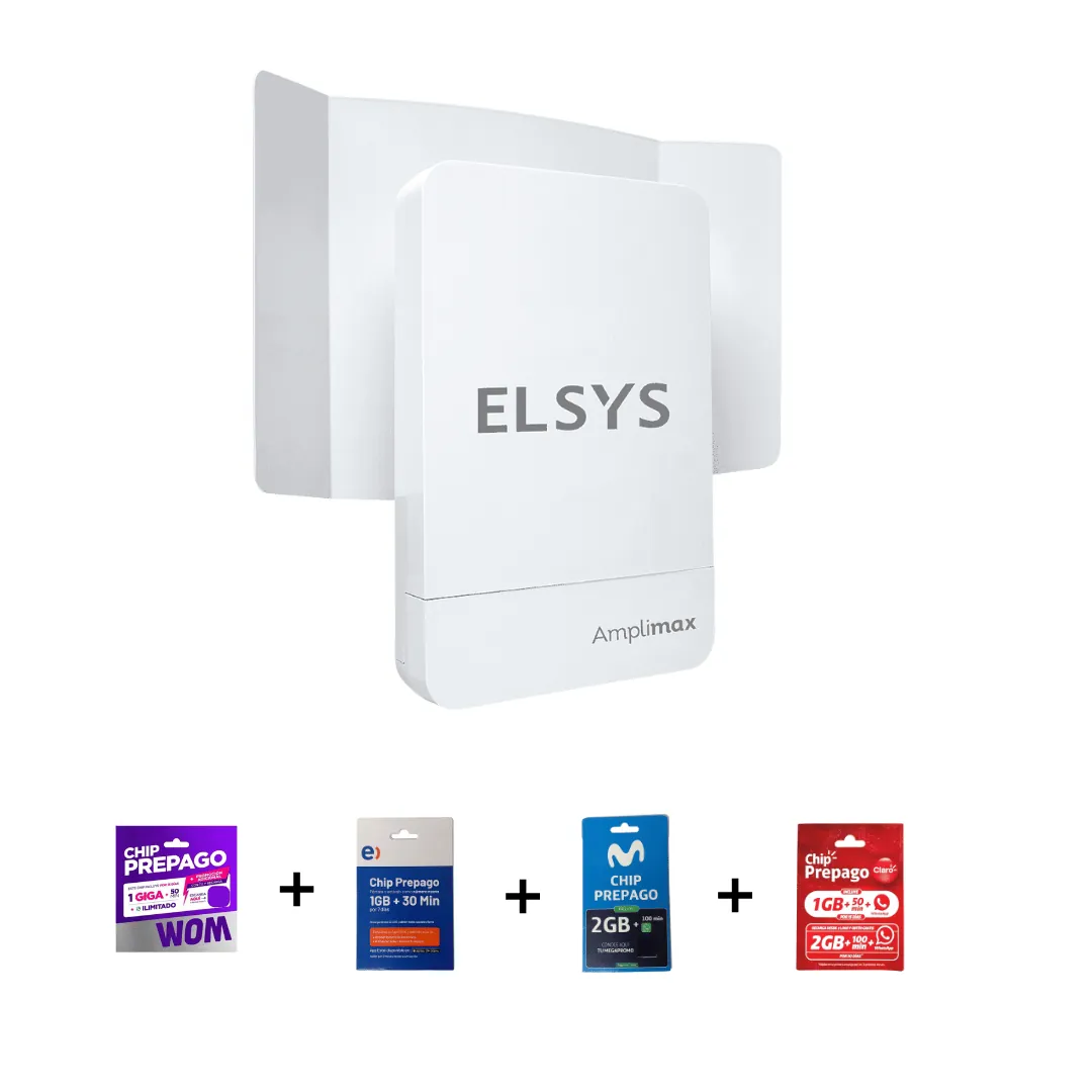 Antena Elsys  Amplimax (sin router) - alcance 20km - Asesoría y garantía  2