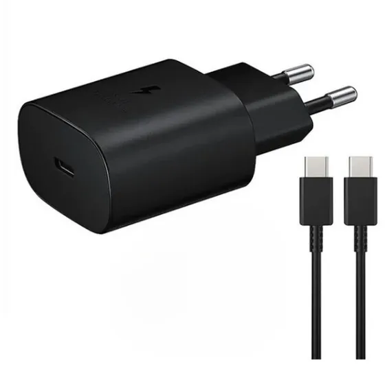 Cargador  mas cable Samsung  tipo C 25W carga rapida 2