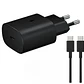 Cargador  mas cable Samsung  tipo C 25W carga rapida - Miniatura 2