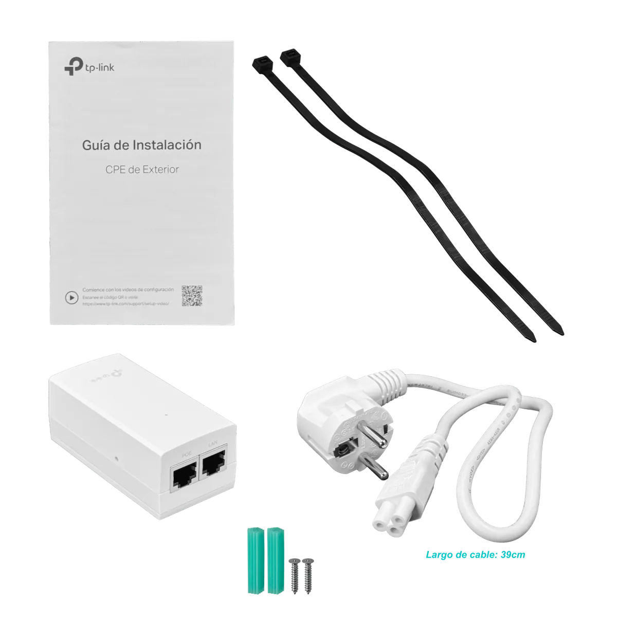 CPE210 TP-LINK exterior 9dbi 2.4Ghz 300Mbps 6