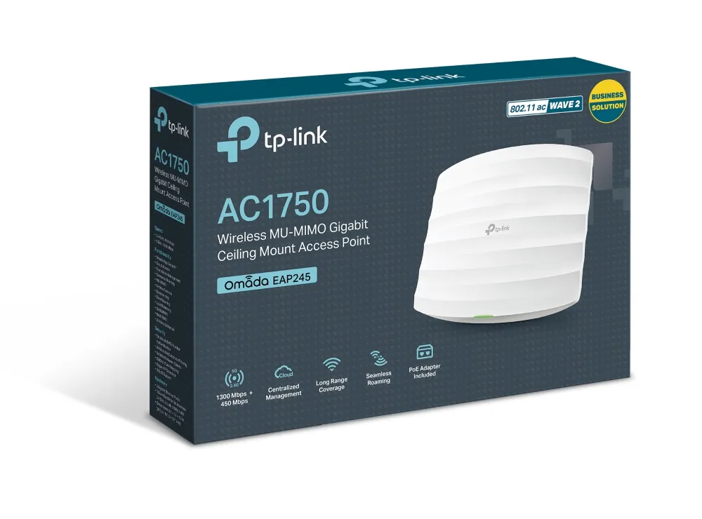 Access Point TP-LINK EAP245 AC1750 MU-MIMO GIGABIT DUAL BAND con montaje techo 5