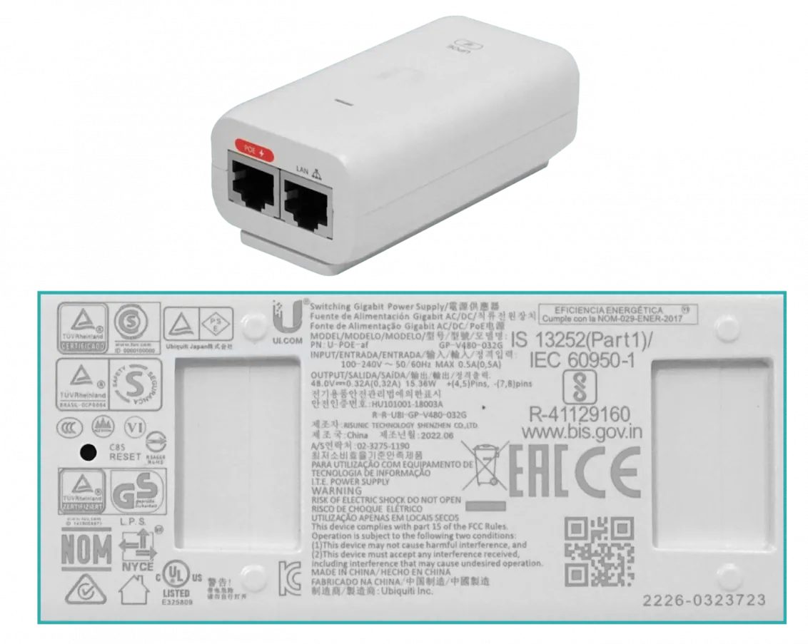 Access Point Ubiquiti UAP-AC-PRO Dual Band 3dbi incl PoE 3X3 MIMO 8