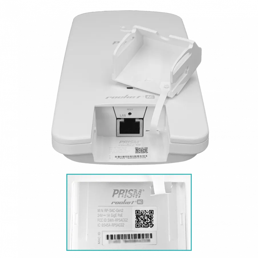 Punto de acceso inalámbrico Ubiquiti Rocket PRISM RP-5AC-GEN2 - AirMax ac 5