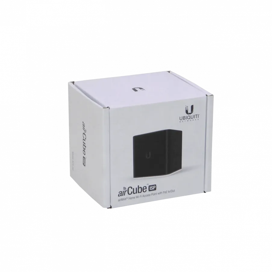 UBIQUITI 4dBi 2,4GHz-N300 1-WAN 3-100 Router req-PoE24V/5VUSB airCube 4
