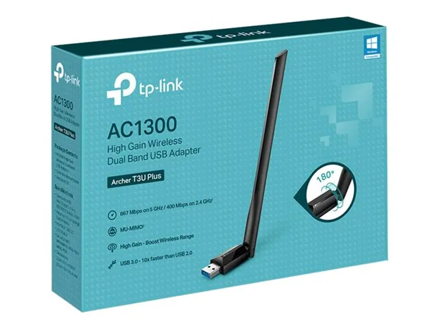 USB Dual Band WiFI Alta Ganancia PlusAC1300 TP-LINK Archer T3U 4