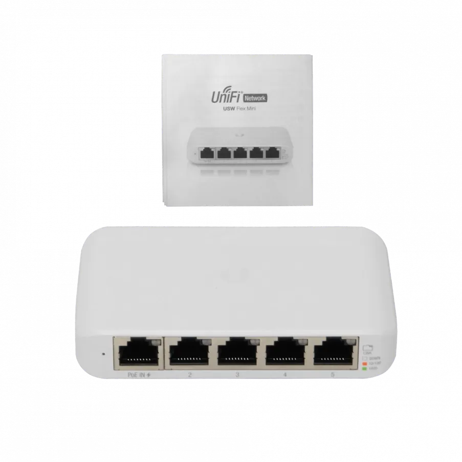 Switch Ubiquiti 5-port  1xGE PoE+ in y 4xGE s/Inyector PoE 7
