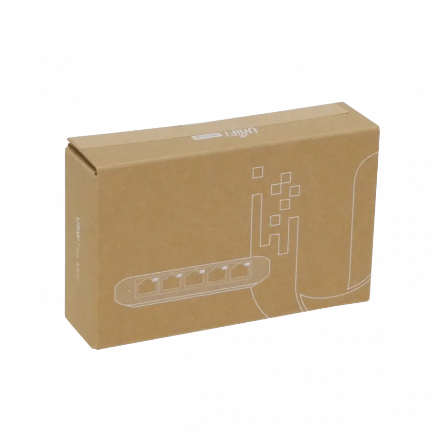 Switch Ubiquiti 5-port  1xGE PoE+ in y 4xGE s/Inyector PoE 9