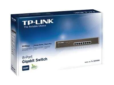 Switch de escritorio TP-LINK TL-SG1008   8.-port Gigabit 3