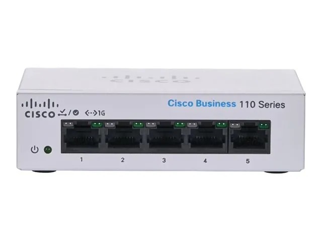 Switch Cisco de escritorio no administrable CBS110  5-port GE 2