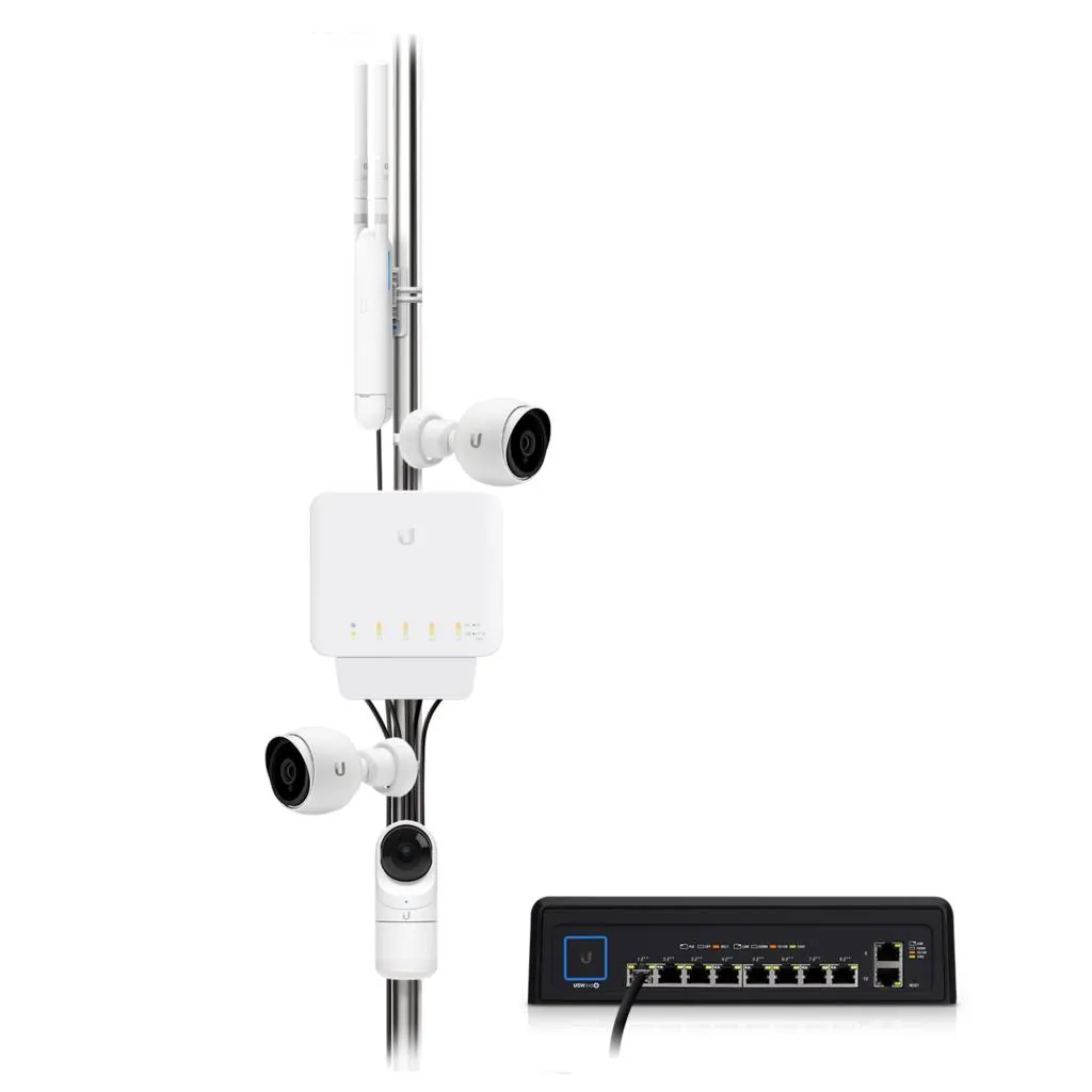 Switch Ubiquiti 5xGE con 1xPoE++ In y 4xPoE+ Out (46W) USW-FLEX - s/iny PoE 2