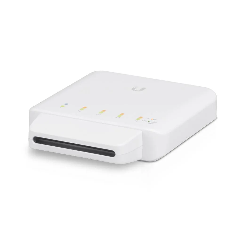 Switch Ubiquiti 5xGE con 1xPoE++ In y 4xPoE+ Out (46W) USW-FLEX - s/iny PoE 4