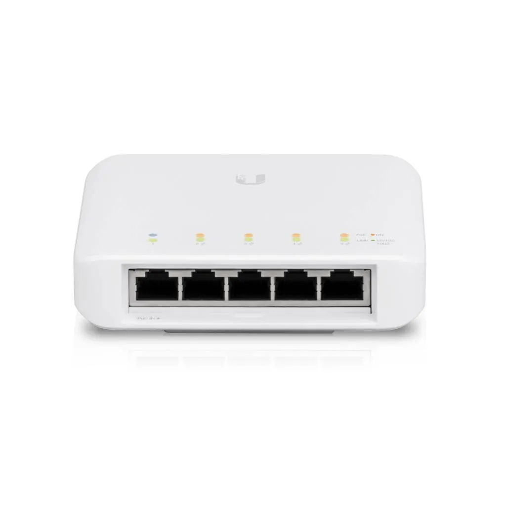 Switch Ubiquiti 5xGE con 1xPoE++ In y 4xPoE+ Out (46W) USW-FLEX - s/iny PoE 5