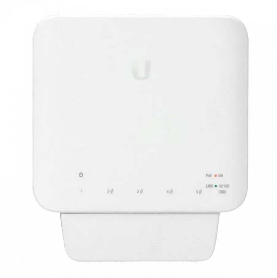 Switch Ubiquiti 5xGE con 1xPoE++ In y 4xPoE+ Out (46W) USW-FLEX - s/iny PoE 11