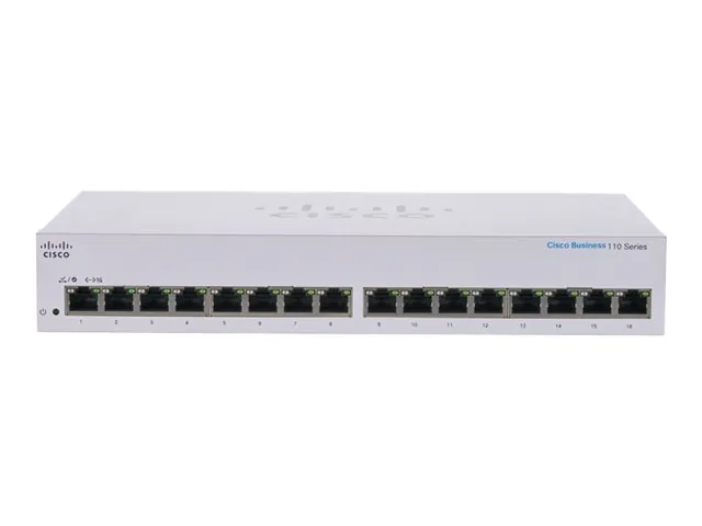 Switch Cisco No Admin. CBS110 16-port GE 2