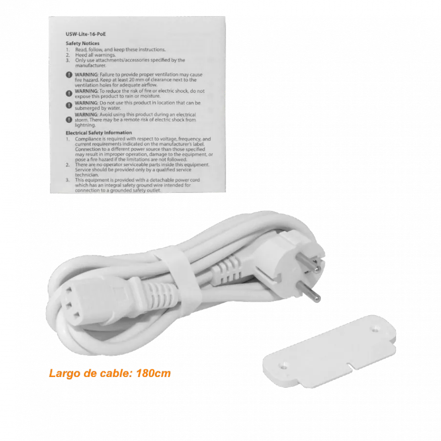 Switch Ubiquiti 16-port con 8xGE PoE+ 45W y 8xGE no PoE 11