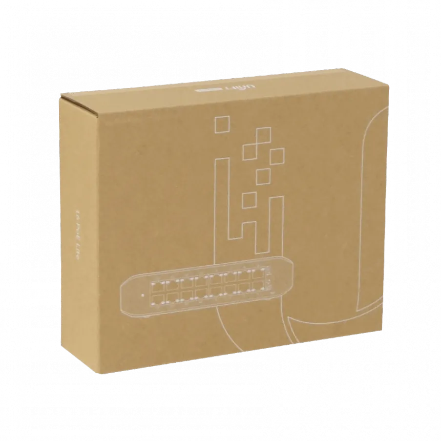 Switch Ubiquiti 16-port con 8xGE PoE+ 45W y 8xGE no PoE 12