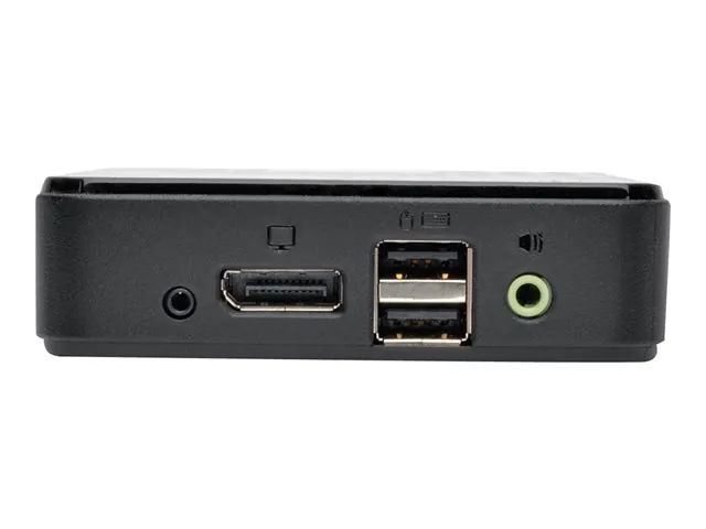 KVM 2 puertos con audio Cables DisplayPort Tripplite 2