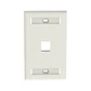 Face Plate 1 puerto  - Blanco Netkey Panduit - Miniatura 3