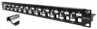 Patch Panel modular Cat6A S/FTP Blindado 24-port NXT 2