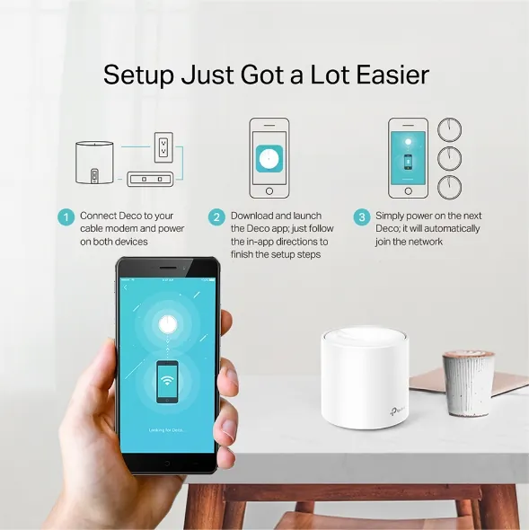 Access Point TP-LINK Deco X20 (1 unidad) Home Mesh Wifi6 6