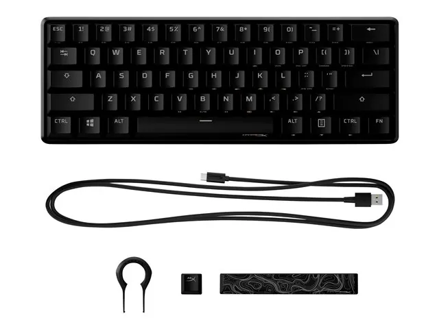 Teclado HyperX Alloy Origins USB-C Q-WERTY US 5