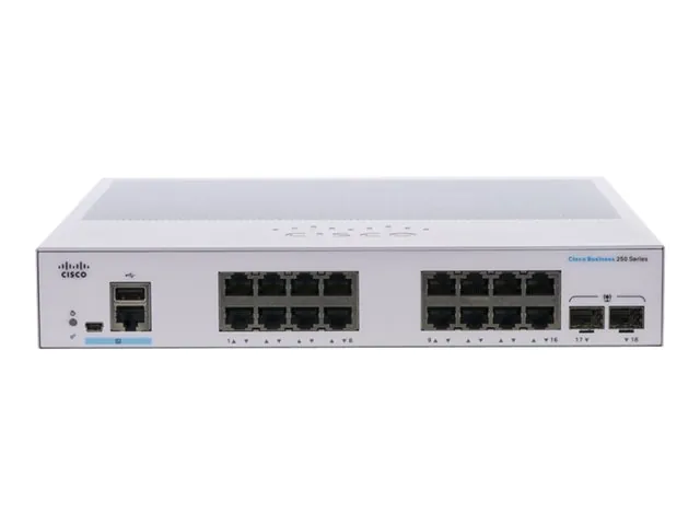 Switch Cisco CBS250 Smart 16-port 2x1G SFP 2