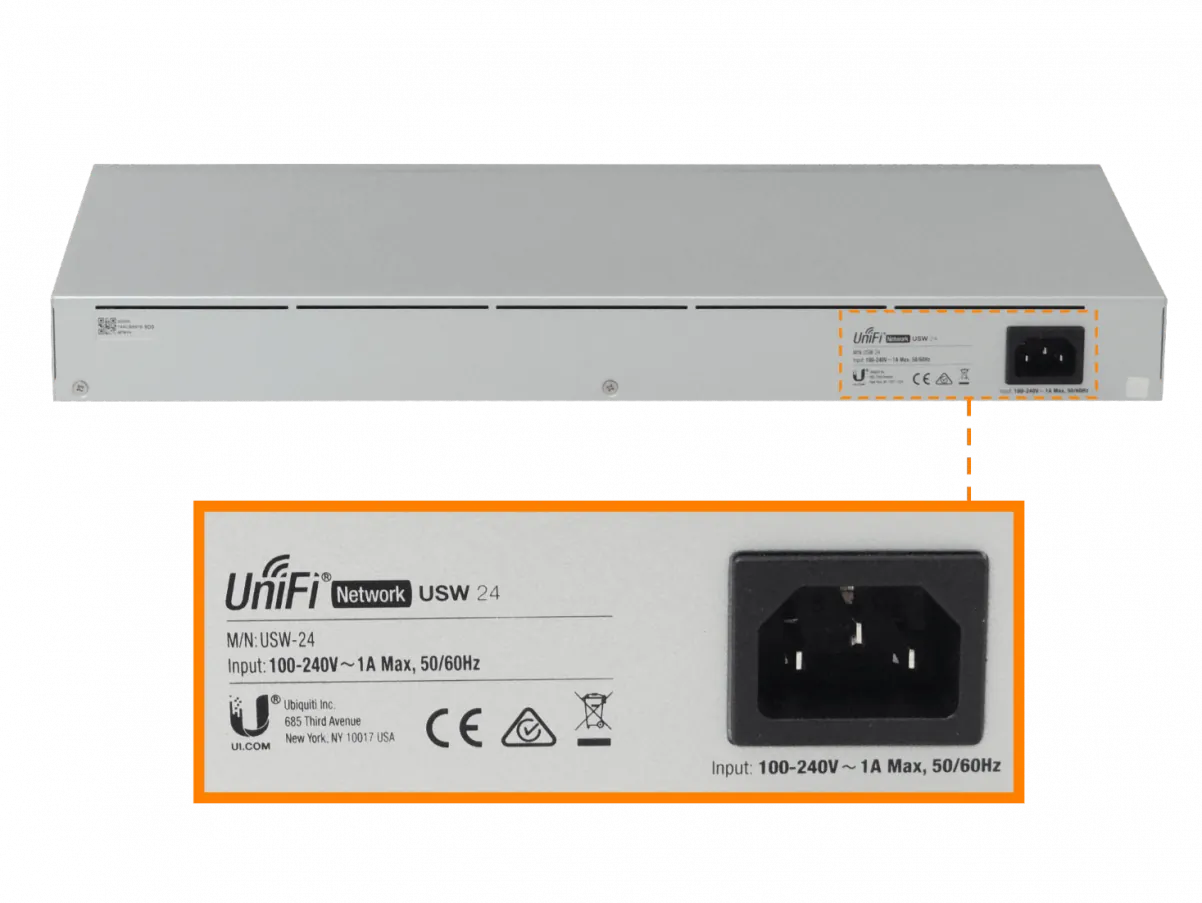 Switch Ubiquiti USW-24 24xGE y 2xSFP 9