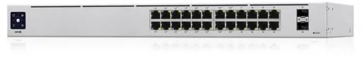 Switch Ubiquiti USW-24-POE    24-port con 16xGE PoE+ 95W y 8xGE no PoE y 2SFP 6