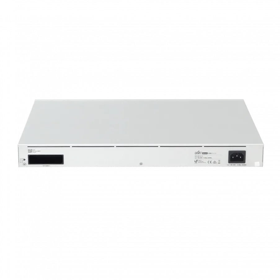 Switch Gestionado de Capa 3 con 24 x Gigabit y 2 x SFP+ de 10G, Ubiquiti UniFi Switch Pro 24 9