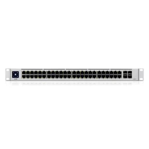 Switch Ubiquiti USW-48-POE 48-port - 32xGE PoE+ 195W y 16xGE no PoE y 4xSFP 3
