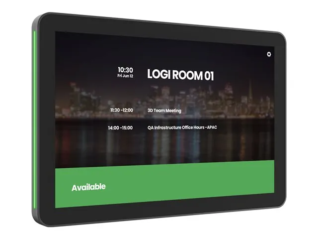 Tap Scheduler Graphite Panel For Meeting Rooms Logitech VC 2