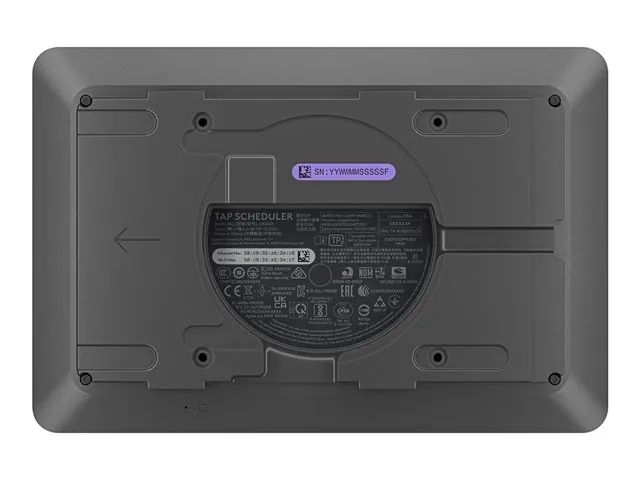 Tap Scheduler Graphite Panel For Meeting Rooms Logitech VC 6