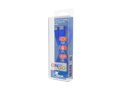 Cable tipo USB 2.0A macho a USB Tipo C Macho Xtech XTG.238 pack 10 unidades 3
