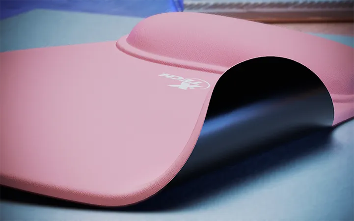 Mouse Pad Skadi Gamin Gel con soporte para muñeza Rosa XTA-530 Xtech 4