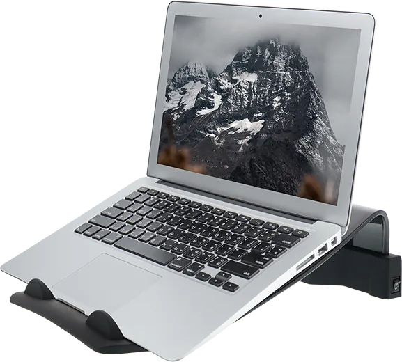 Base Notebook enfriadora Hub USB 4 puertos KNS-110B 3