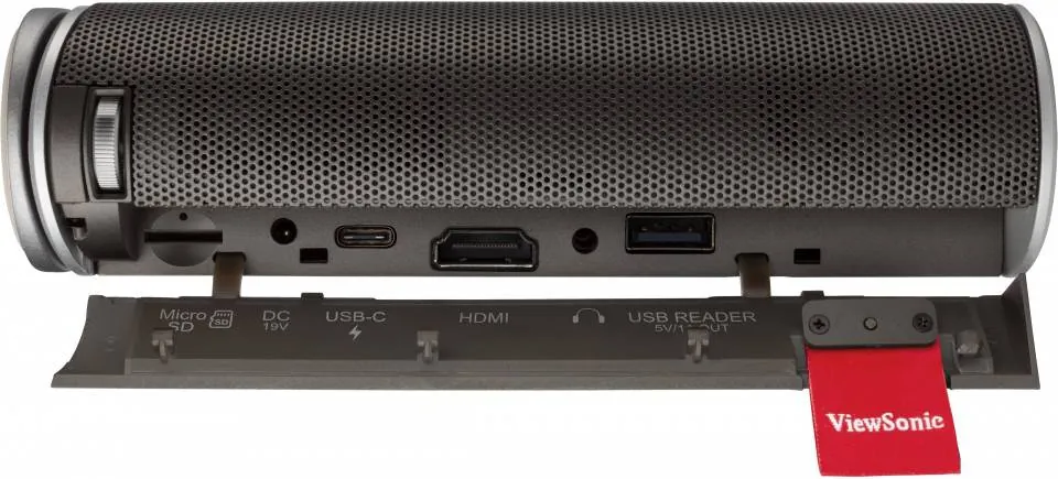 Proyector portátil Viewsonic M1+, Led WiFi Bluetooth, Harman Kardon, MicroSD, USB Tipo-A y Tipo-C 4