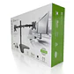 Soporte para dos monitores LCD/LED Klip Xtreme, Para tamaños entre 13 y 32