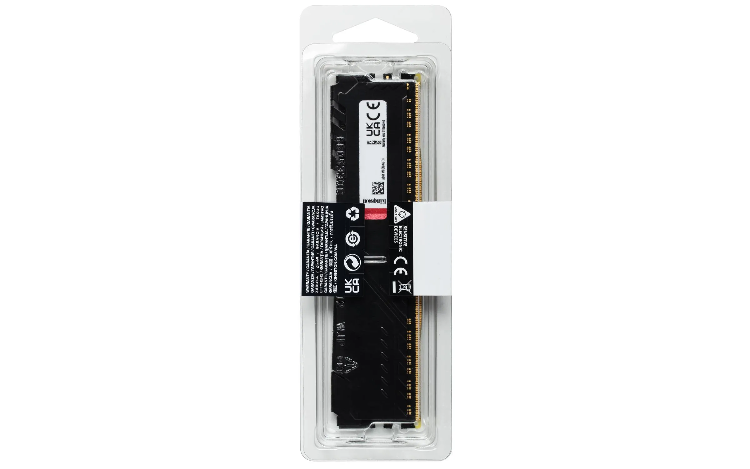 Memoria Ram DDR4 16GB 3600MT/s Kingston Fury Beast Black XMP, CL18, DIMM, 1.35V 6