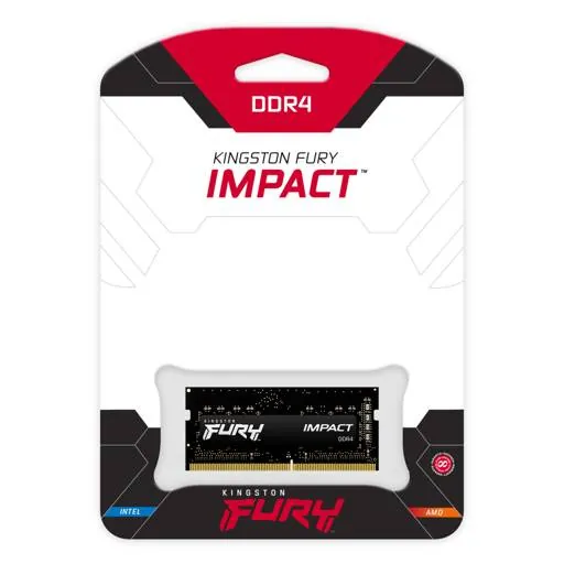 Memoria RAM para Notebook DDR4 16GB 3200MHz Kingston Fury Impact, CL20, SO-DIMM, 1.2V 2