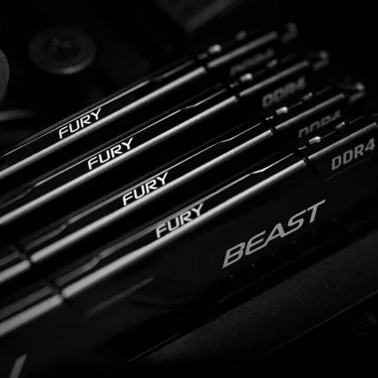 Memoria RAM DDR4 32GB 3600MHz Kingston Fury Beast, CL18, DIMM, 1.35V 3