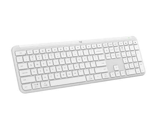 Teclado Inalámbrico Logitech Signature Slim Keyboard K950, Alterna hasta 3 Dispositivos, Blanco 2