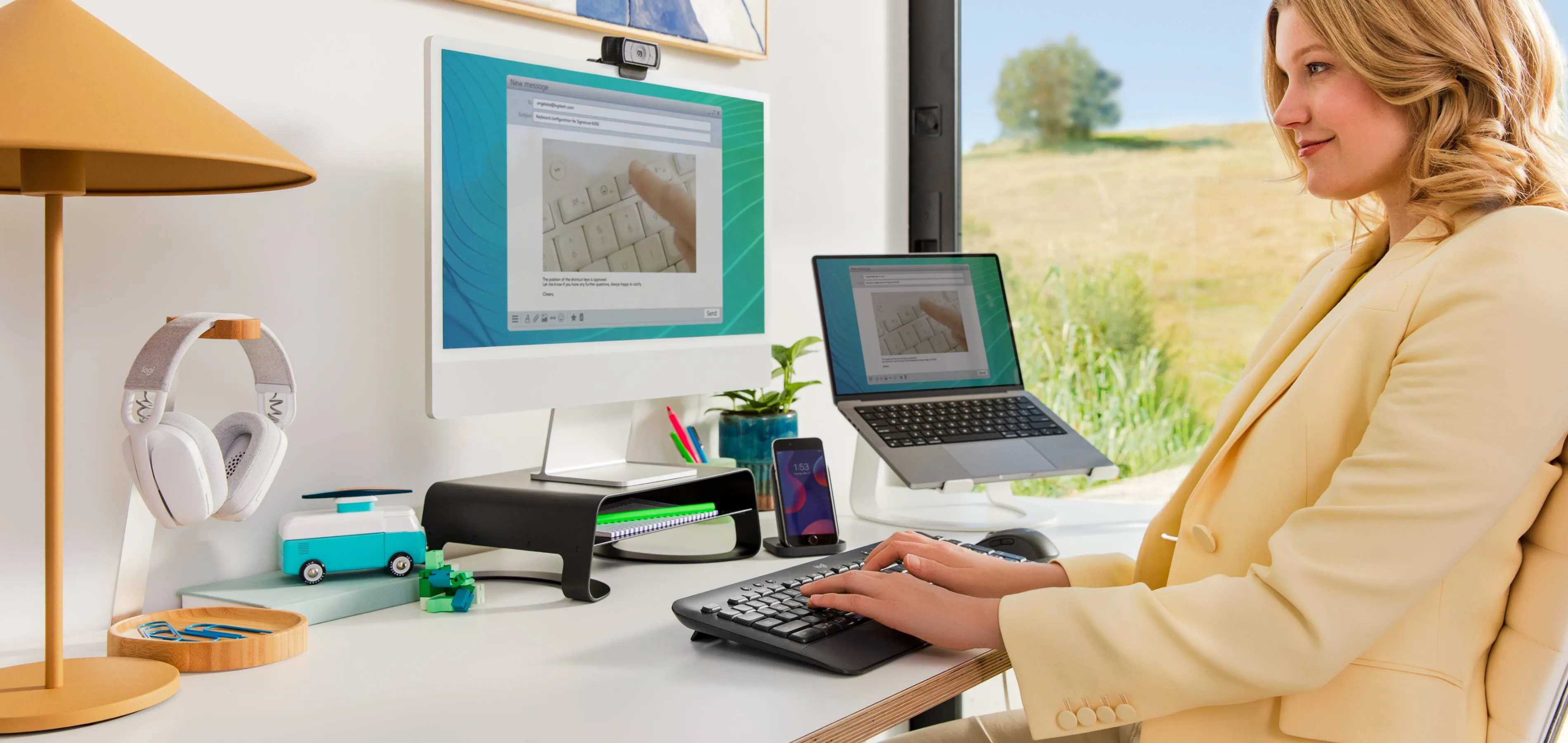 Teclado Inalámbrico Logitech K650 en Español, Color Grafito 8